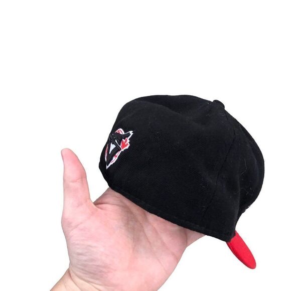 RARE 59FIFTY New Era Toronto Blue Jays Baseball Hat Black/Red Baseball Cap - Picture 4 of 11